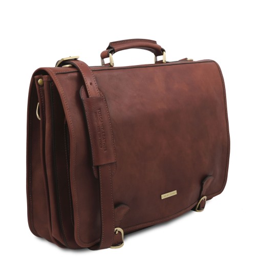 Ancona Leather messenger bag