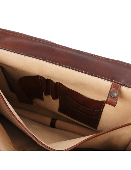 Ancona Leather messenger bag