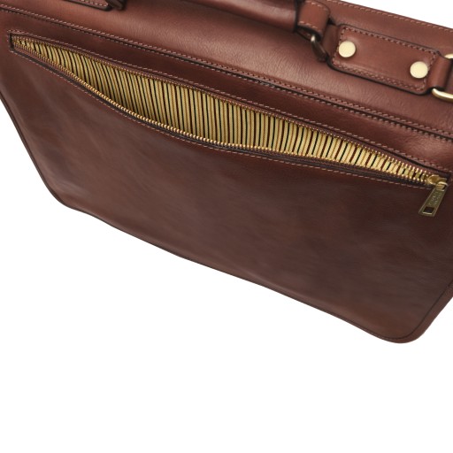 Ancona Leather messenger bag