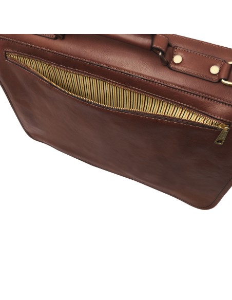 Ancona Leather messenger bag