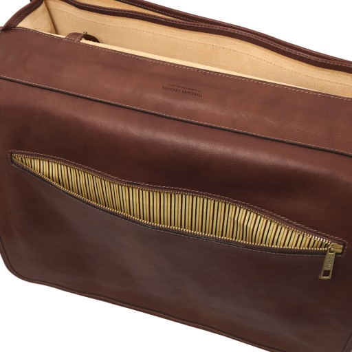 Ancona Leather messenger bag
