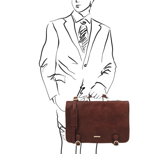 Ancona Messenger Tasche aus Leder