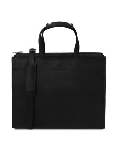 Palermo Leather briefcase 3 compartments for women 2