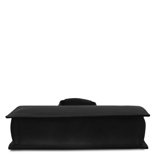 Palermo Leather briefcase 3 compartments for women
