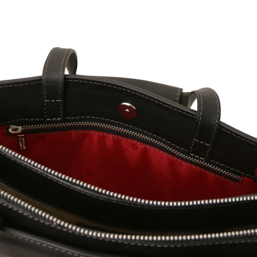 Palermo Damen Aktentasche aus Leder 3 Facher