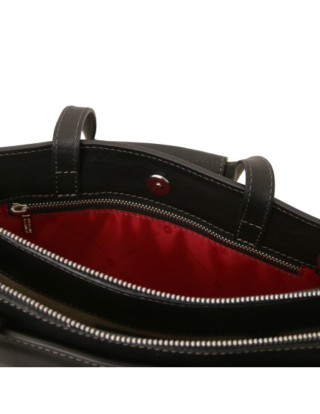 Palermo Damen Aktentasche aus Leder 3 Facher