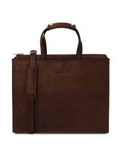 Palermo Leather briefcase 3 compartments for women
