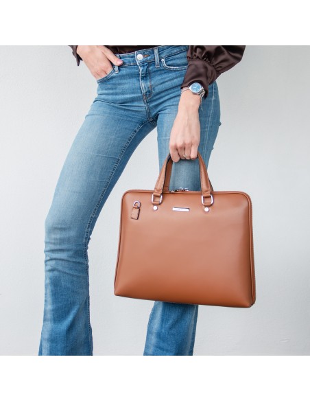 Verona Saffiano Leather Business Bag