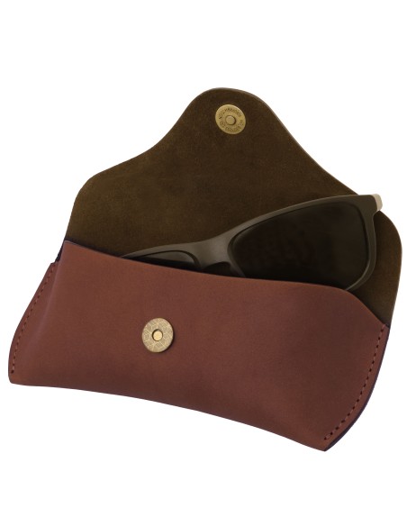 Leather glasses case