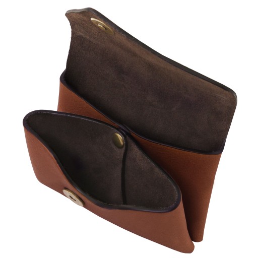 Leder Munzborse