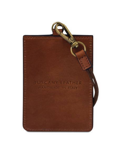 Leather badge holder