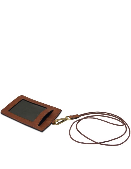 Leather badge holder