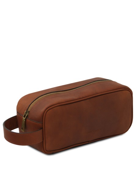 Harvey Leather toiletry bag