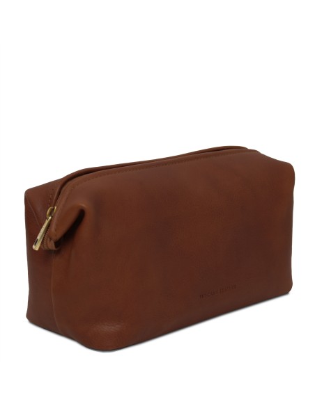 Smarty Reise Kulturtasche aus Leder Gross