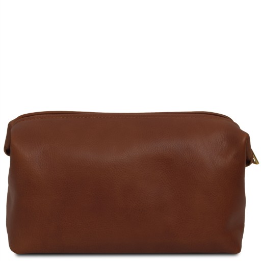 Smarty Reise Kulturtasche aus Leder Gross