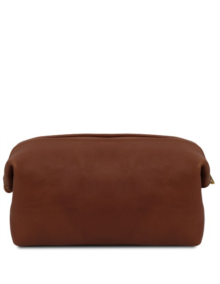 Smarty Reise Kulturtasche aus Leder Klein