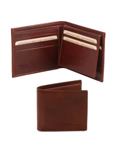 Exklusive Herren Brieftasche aus Leder mit 3 Scheinfachern und Ausweisfach 2