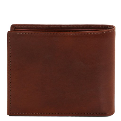 Exklusive Herren Brieftasche aus Leder mit 3 Scheinfachern und Ausweisfach