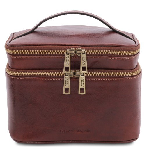 Eliot Leather toiletry bag