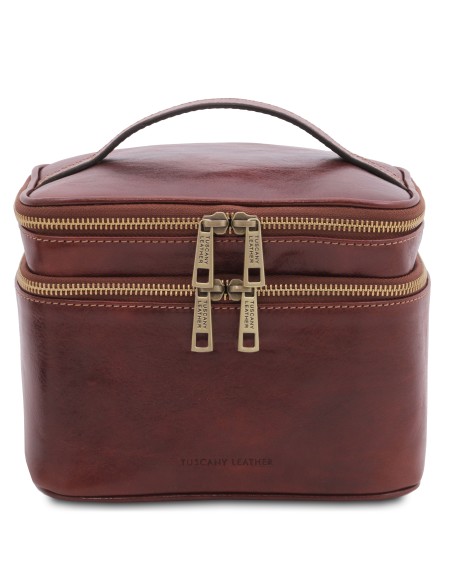Eliot Leather toiletry bag