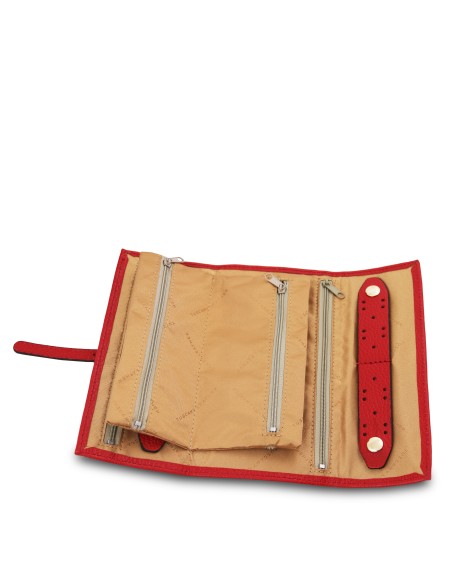 Schmuckrolle aus weichem Leder