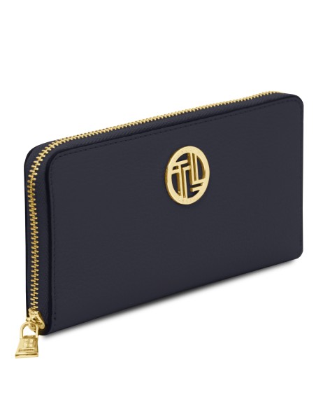 Financier Exclusive zip around leather wallet
