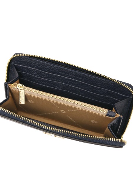 Financier Exclusive zip around leather wallet