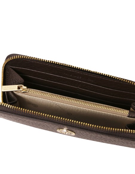 Financier Exclusive zip around leather wallet