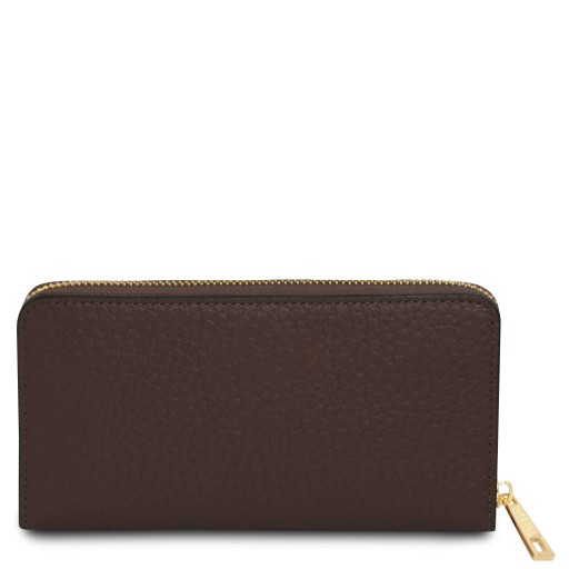 Financier Exclusive zip around leather wallet