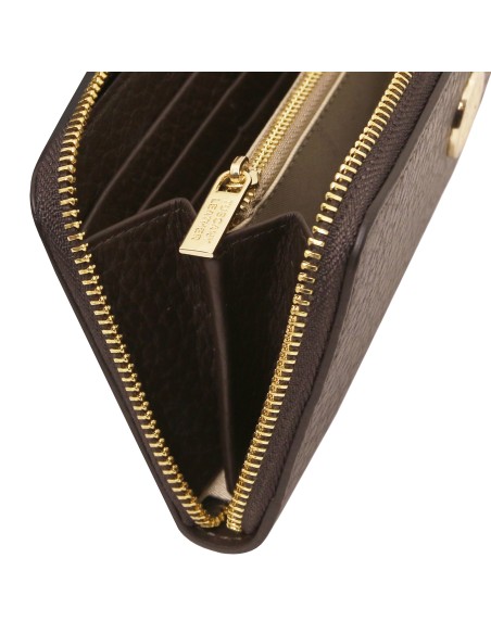 Financier Exclusive zip around leather wallet