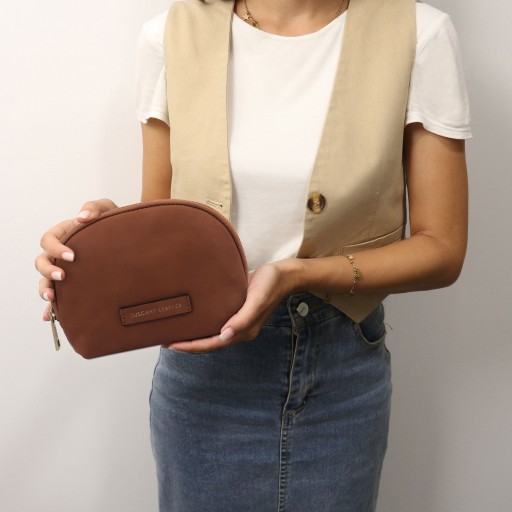 Vera Kosmetiktasche aus Leder