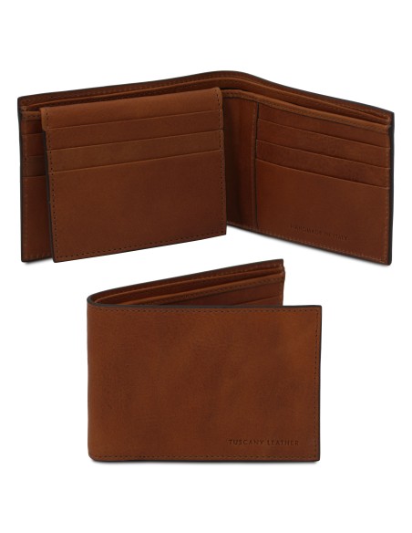 Exklusive Herren Brieftasche aus Leder mit 3 Scheinfachern