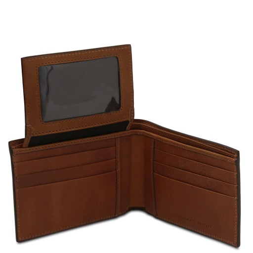 Exklusive Herren Brieftasche aus Leder mit 3 Scheinfachern