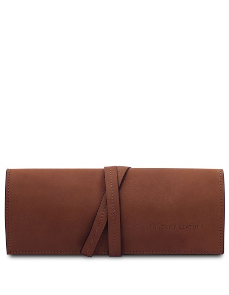Leather jewellery case