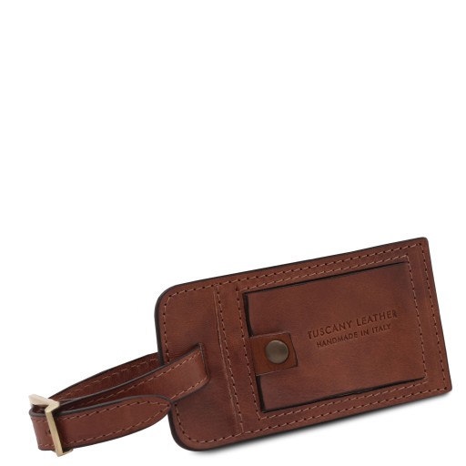Gepackanhanger aus matt Leder