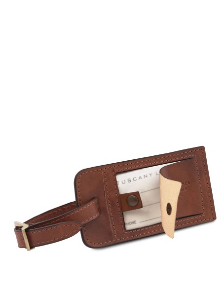 Gepackanhanger aus matt Leder