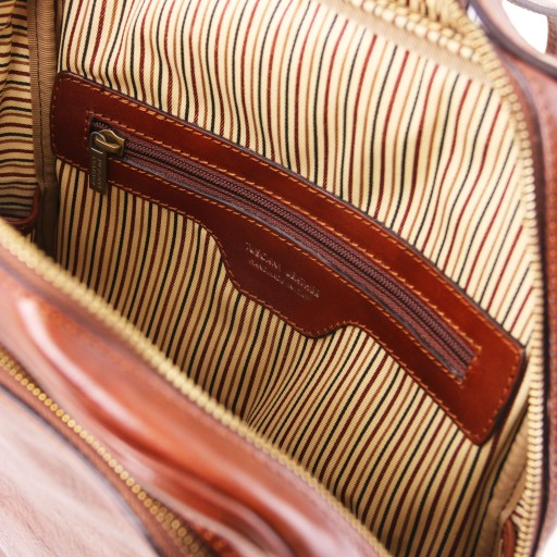 Bangkok Leather laptop backpack
