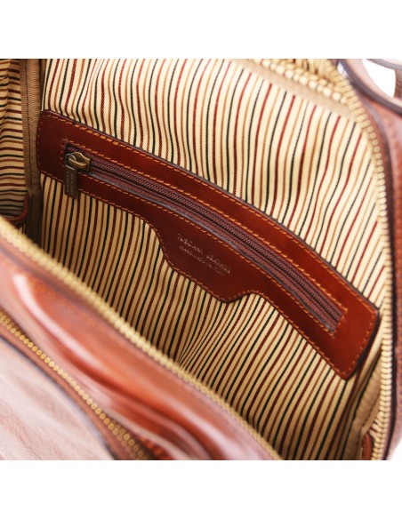 Bangkok Leather laptop backpack