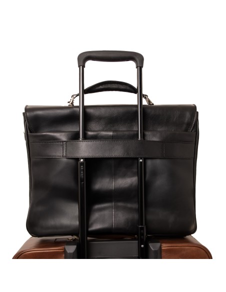 Alessandria Multifach Notebooktasche aus Leder