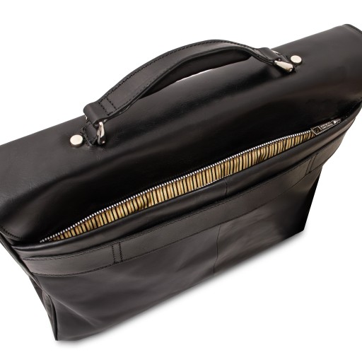 Alessandria Leather multi compartment laptop briefcase