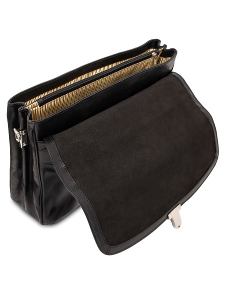 Alessandria Multifach Notebooktasche aus Leder