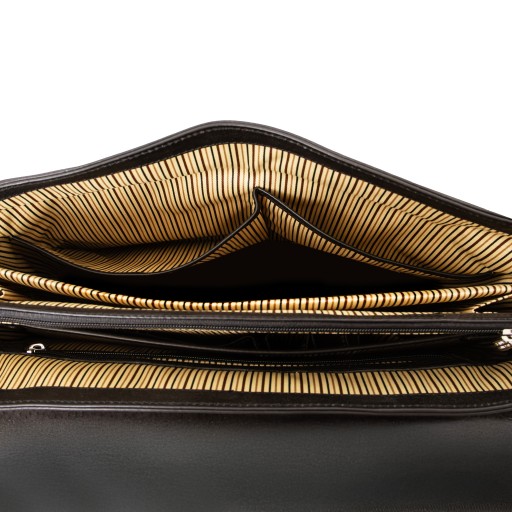 Alessandria Multifach Notebooktasche aus Leder