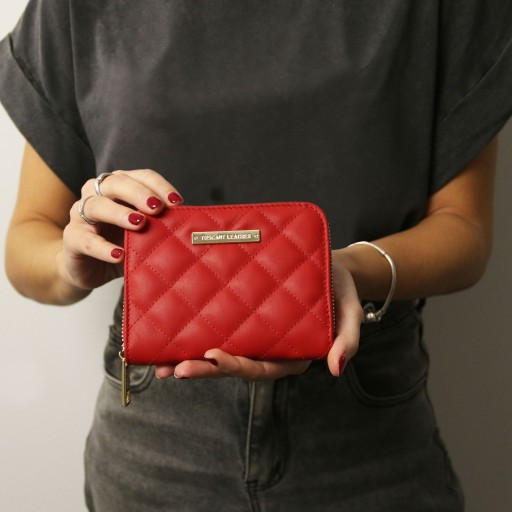 Teti Exclusive zip around soft leather wallet