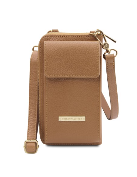 TL Bag Leather wallet phone holder with strap