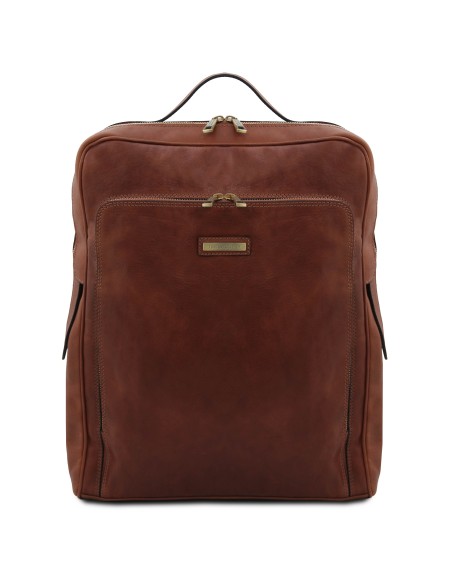 Bangkok Leather laptop backpack Large size