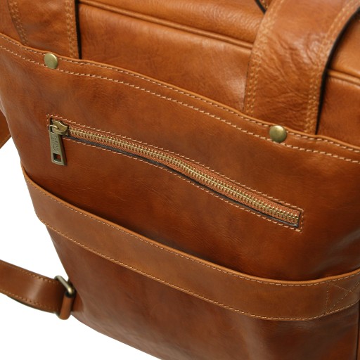 Bangkok Notebook Rucksack aus Leder Gross