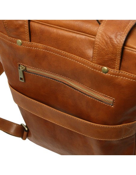 Bangkok Notebook Rucksack aus Leder Gross