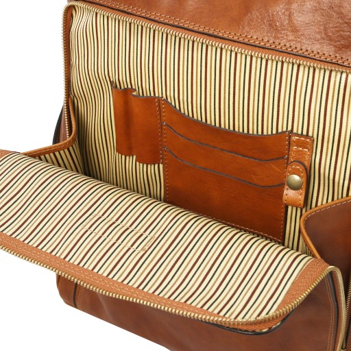 Bangkok Leather laptop backpack Large size