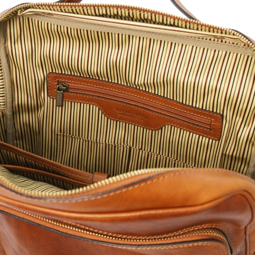 Bangkok Leather laptop backpack Large size