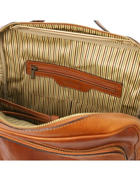 Bangkok Notebook Rucksack aus Leder Gross